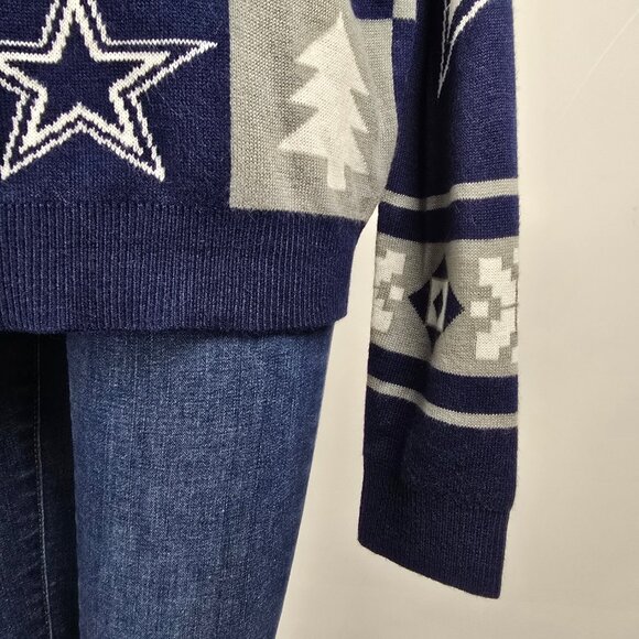 NFL Patches Dallas Cowboys Ugly Christmas Sweater Size L - Picture 3 of 8